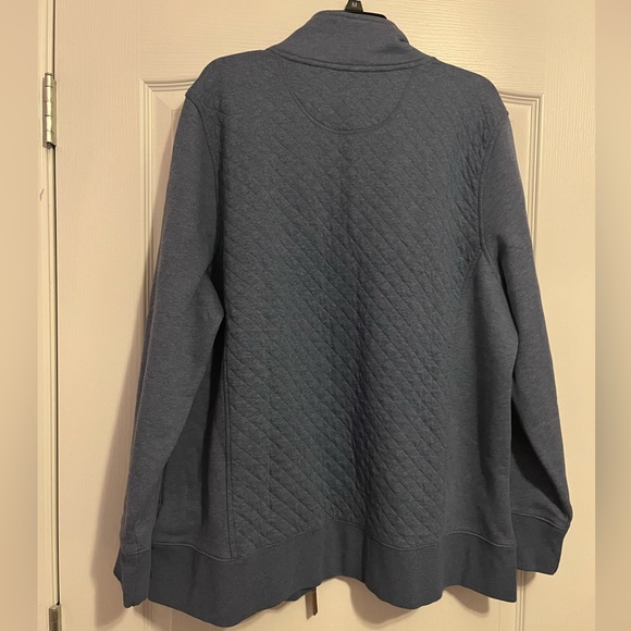 LL Bean Quilted Full Zip Sweatshirt Jacket NWT 2X - Picture 5 of 5